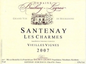 巴舍-勒格羅香牡（桑特奈一級園）干紅葡萄酒(Domaine Bachey-Legros Santenay Les Charmes, Cote de Beaune, France)