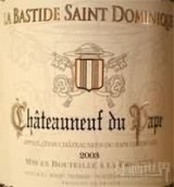 圣多米尼克教皇新堡紅葡萄酒(La Bastide Saint Dominique, Chateauneuf-du-Pape, France)