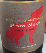 嘯狼黑皮諾干紅葡萄酒(Howling Wolves Pinot Noir, Margaret River, Australia)