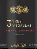 桑塔麗塔酒莊3枚獎(jiǎng)牌赤霞珠紅葡萄酒(Santa Rita 3 Tres Medallas Cabernet Sauvignon, Central Valley, Chile)