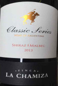 茶米澤酒莊經(jīng)典系列西拉-馬爾貝克紅葡萄酒(La Chamiza Classic Series Shiraz-Malbec, Mendoza, Argentina)