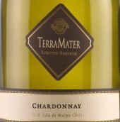 特雷瑪特酒莊限量珍藏系列霞多麗白葡萄酒(TerraMater Limited Reserve Chardonnay, Maipo Valley, Chile)