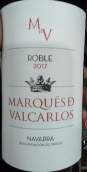 瓦卡羅酒莊瓦卡羅旗艦橡木桶紅葡萄酒(Bodegas Valcarlos Marques de Valcarlos Roble, Navarra, Spain)