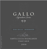 嘉露黑皮諾干紅葡萄酒（圣盧西亞高地）(Gallo of Sonoma Pinot Noir, Santa Lucia Highlands, USA)