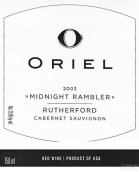 Oriel Midnight Rambler Cabernet Sauvignon, Rutherford, USA