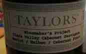 泰來斯酒莊TWP釀酒師項目混釀紅葡萄酒(Taylors TWP Winemaker's Project, Clare Valley, Australia)