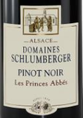 舒伯格酒莊阿貝斯王子黑皮諾紅葡萄酒(Domaines Schlumberger Pinot Noir Les Princes Abbes, Alsace, France)