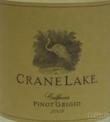 仙鶴湖灰皮諾干白葡萄酒(Crane Lake Pinot Grigio, California, USA)