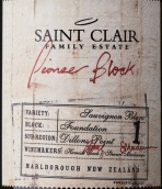 圣克萊爾酒莊先鋒沼澤地長相思白葡萄酒(Saint Clair Pioneer Block Swamp Block Sauvignon Blanc, Marlborough, New Zealand)
