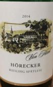 霍夫酒莊郝雷科雷司令晚收甜白葡萄酒（拍賣會）(Weingut von Hovel Horecker Versteigerung Riesling Spatlese, Mosel, Germany)