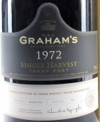 W & J Graham's Single Harvest 1972 Tawny Port, Douro, Portugal