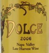 朵琪酒莊晚收甜白葡萄酒(Dolce Late Harvest Wine, Napa Valley, USA)