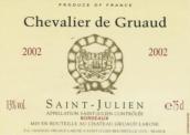 金玫瑰城堡古奧騎士紅葡萄酒(Chateau Gruaud Larose Chevalier de Gruaud, Saint-Julien, France)