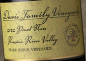 戴維斯酒莊斯塔爾脊黑皮諾干紅葡萄酒(Davis Family Vineyards Starr Ridge Pinot Noir, Russian River Valley, USA)