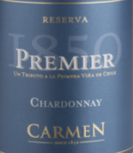 卡門優(yōu)級珍藏霞多麗干白葡萄酒(Carmen Premier Reserva Chardonnay, Colchagua Valley, Chile)