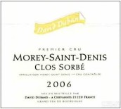 Domaine David Duband Clos Sorbe, Morey-Saint-Denis Premier Cru, France