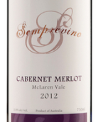 桑普里諾赤霞珠梅洛混釀紅葡萄酒(Semprevino Cabernet Merlot, McLaren Vale, Australia)