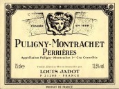 路易亞都佩麗雷（普里尼-蒙哈榭一級(jí)園）白葡萄酒(Louis Jadot Les Perrieres, Puligny-Montrachet Premier Cru, France)