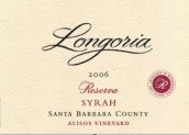 朗格利亞阿里索斯園珍藏西拉干紅葡萄酒(Longoria Alisos Vineyard Reserva Syrah, Santa Barbara County, USA)