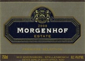 摩根豪富首映精選干紅葡萄酒(Morgenhof Estate Premiere Selection, Simonsberg-Stellenbosch, South Africa)