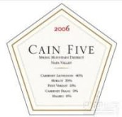 凯恩伍干红葡萄酒(Cain Wines Cain Five, Spring Mountain District, USA)