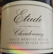 練習(xí)曲霞多麗干白葡萄酒(Etude Chardonnay, Carneros, USA)