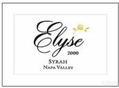 伊萊斯西拉干紅葡萄酒(Elyse Winery Syrah, Napa Valley, USA)