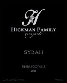 ?？寺易寰魄f西拉紅葡萄酒(Hickman Family Syrah, Sierra Foothills, USA)