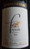 弗朗第埃爾酒莊西拉紅葡萄酒(Domaine de la Ferrandiere Syrah, Vin de Pays d'Oc, France)