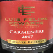 埃德華茲私人珍藏佳美娜干紅葡萄酒(Luis Felipe Edwards Private Reserva Carmenere, Colchagua Valley, Chile)