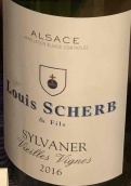 路易舍柏父子老藤西萬尼白葡萄酒(Domaine Louis Scherb & Fils Sylvaner Vieilles Vignes, Alsace, France)