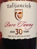 塔利賈里奇酒莊30年精選茶色波特風格加強酒(Talijancich Aged 30 Years old Rare Tawny, Swan Valley, Australia)