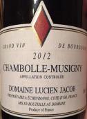 路西安雅各布酒莊（香波-慕西尼村）紅葡萄酒(Domaine Lucien Jacob Chambolle-Musigny, Cote de Nuits, France)