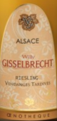 威利·布哈奇酒莊雷司令晚收干白葡萄酒(Willy Gisselbrecht Riesling Vendanges Tardives, Alsace, France)