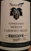 諾維塔酒莊梅洛-赤霞珠干紅葡萄酒(Noverta Reserva Merlot Cabernet, Hawkes Bay, New Zealand)