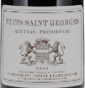 里貝伯爵酒莊克拉斯（夜圣喬治一級園）干紅葡萄酒(Domaine du Comte Liger-Belair Aux Cras, Nuits-Saint-Georges Premier Cru, France)