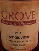 戈洛夫酒莊桑嬌維塞干紅葡萄酒(Grove Winery & Vineyards Sangiovese, North Carolina, USA)