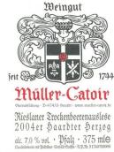 卡托尔哈尔特公爵雷司兰尼枯萄精选甜白葡萄酒(Muller-Catoir Haardter Herzog Rieslaner Trockenbeerenauslese, Pfalz, Germany)