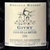 貝松酒莊拉布雷（日夫里村）干白葡萄酒(Domaine Besson Clos de la Brulee, Givry, France)