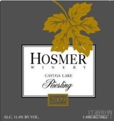 霍斯默雷司令干白葡萄酒(Hosmer Winery Riesling, Cayuga Lake, USA)