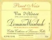 溫巴赫珍藏黑皮諾干紅葡萄酒(Domaine Weinbach Pinot Noir Reserve, Alsace, France)