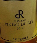 皮諾雷酒莊甜白葡萄酒(Chateau Pineau du Rey, Sauternes, France)