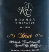 克雷默酒莊極干型混釀起泡酒(Kramer Vineyards Brut Sparkling, Yamhill-Carlton District, U.S.A.)