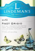 利達(dá)民酒莊Bin85灰皮諾白葡萄酒(Lindeman's Bin 85 Pinot Grigio, South Eastern Australia)