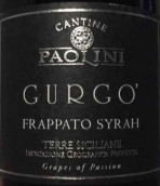 鮑里尼酒莊古爾戈弗萊帕托西拉紅葡萄酒(Cantine Paolini Gurgo' Frappato Syrah Sicilia IGT, Sicily, Italy)