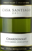 英雄紅圣地亞哥霞多麗干白葡萄酒(Vina Requingua Casa Santiago Chardonnay, Curico Valley, Chile)