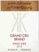 克恩堡布朗特級(jí)園灰皮諾白葡萄酒(Domaine Kirrenbourg Brand Grand Cru Pinot Gris, Alsace Grand Cru, France)