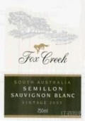 狐貍灣賽美蓉-長(zhǎng)相思干白葡萄酒(Fox Creek Semillon - Sauvignon Blanc, South Australia, Australia)