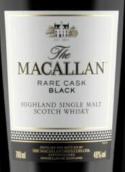 麥卡倫珍稀桶陳黑色蘇格蘭單一麥芽威士忌(The Macallan Rare Cask Black Single Malt Scotch Whisky, Highlands, UK)