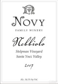 諾威家族斯托園內比奧羅干紅葡萄酒(Novy Family Winery Stolpman Vineyard Nebbiolo, Santa Ynez Valley, USA)